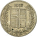 Coin, Iceland, 25 Aurar, 1958, EF(40-45), Copper-nickel, KM:11