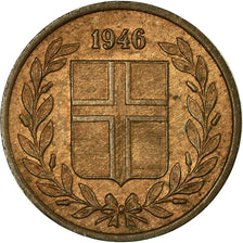 Moneta, Islandia, Eyrir, 1946, EF(40-45), Bronze, KM:8