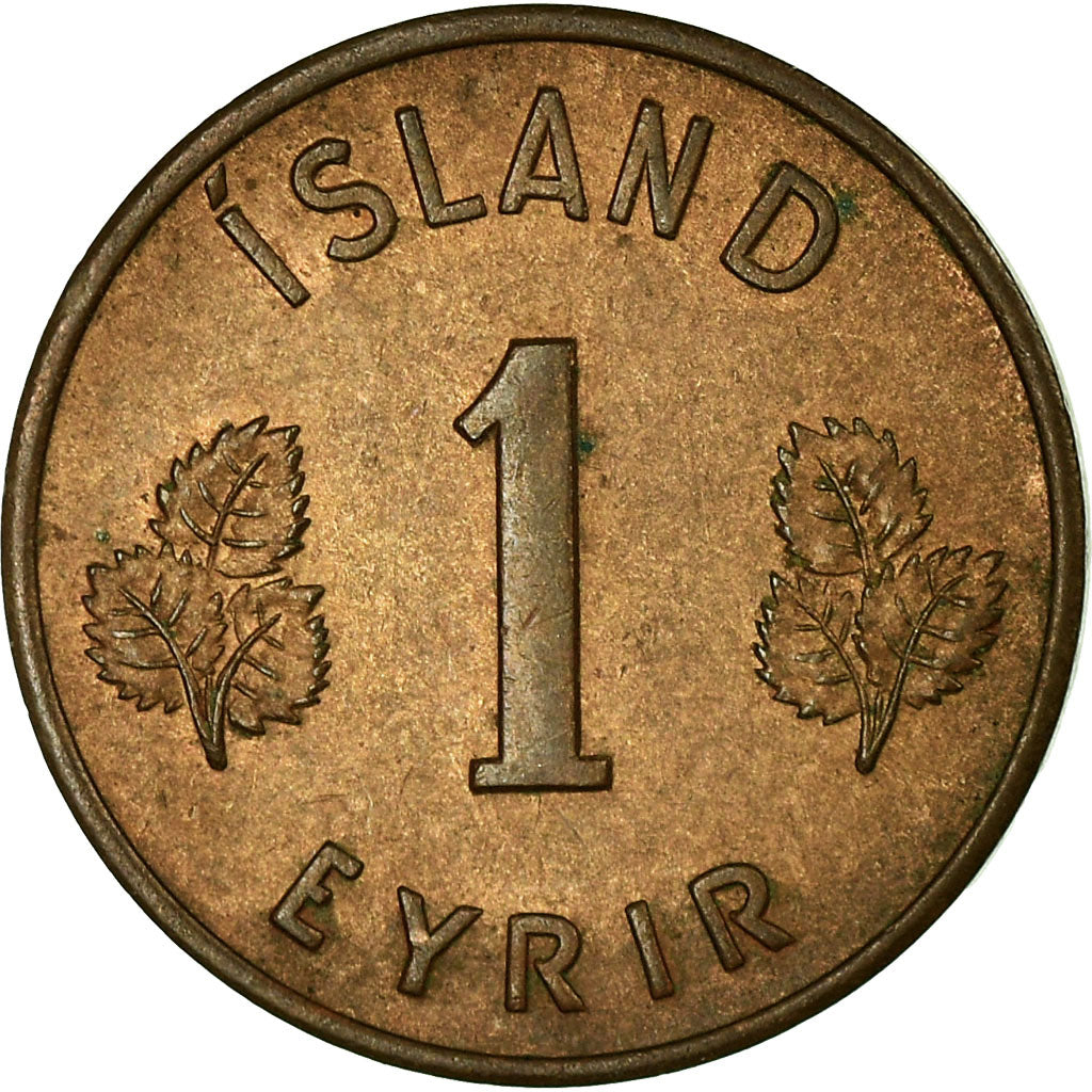 Moneta, Islandia, Eyrir, 1946, EF(40-45), Bronze, KM:8