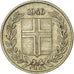Coin, Iceland, 10 Aurar, 1946, EF(40-45), Copper-nickel, KM:10