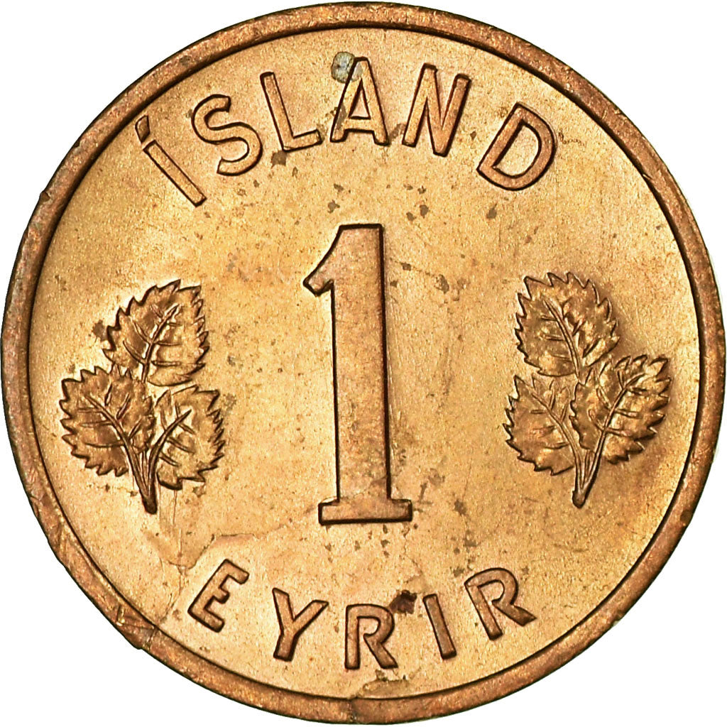 Moneta, Islandia, Eyrir, 1966, EF(40-45), Bronze, KM:8