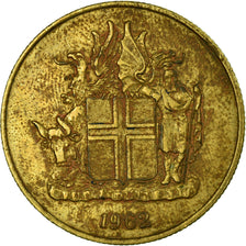 Coin, Iceland, 2 Kronur, 1962, VF(30-35), Nickel-brass, KM:13a.1