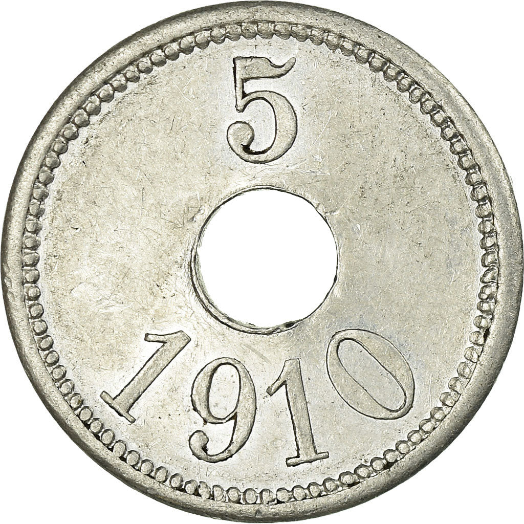 Coin, Greenland, THULE-KAP YORK, 5 Öre, 1910, EF(40-45), Aluminum, KM:Tn5.1