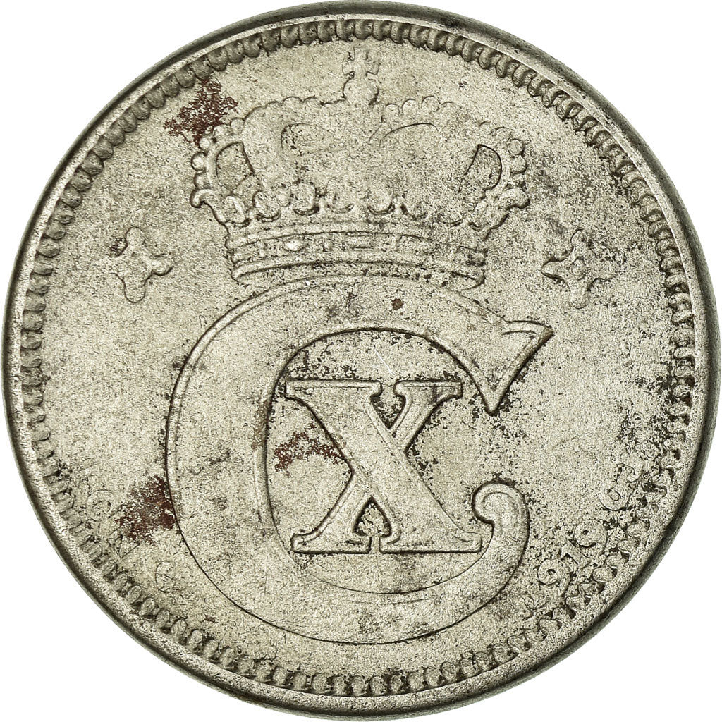 Coin, Denmark, Christian X, 5 Öre, 1919, Copenhagen, EF(40-45), Iron, KM:814.2a
