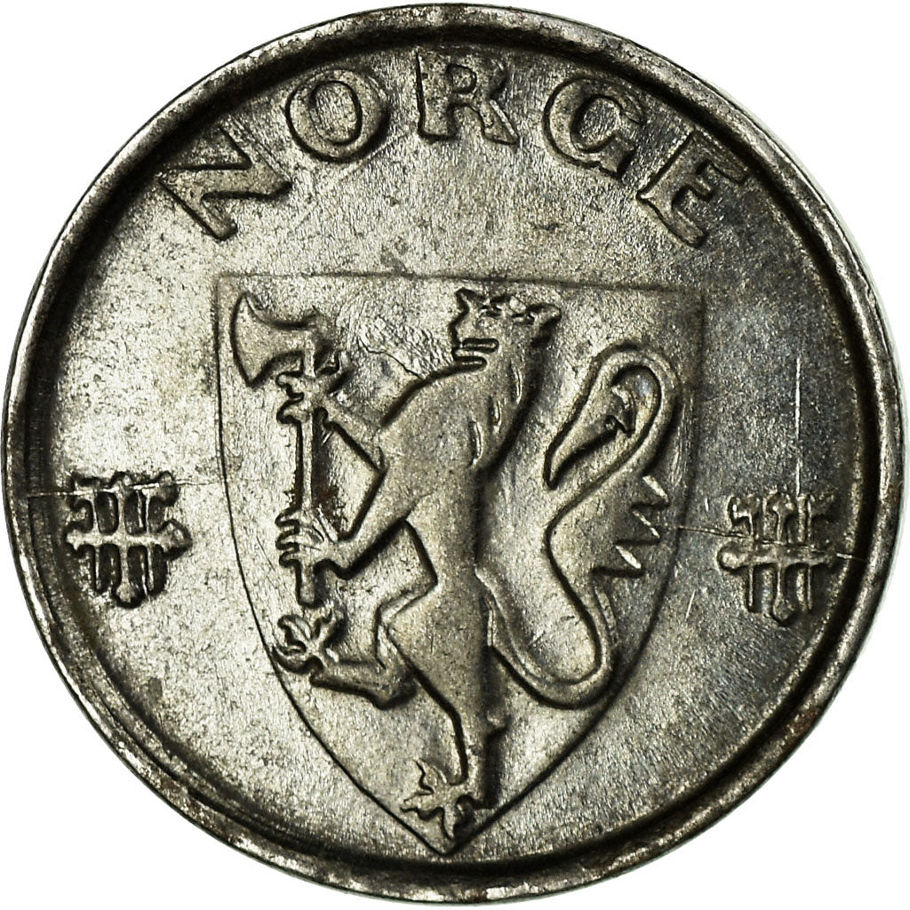 Coin, Norway, Haakon VII, Ore, 1943, VF(30-35), Iron, KM:387