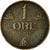 Moneda, Noruega, Haakon VII, Ore, 1910, BC+, Bronce, KM:367