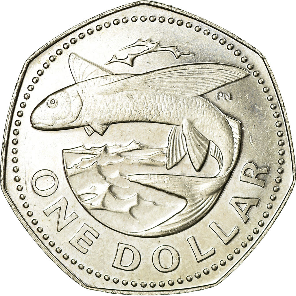 Coin, Barbados, Dollar, 1985, Franklin Mint, AU(55-58), Copper-nickel, KM:14.1