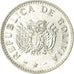 Moneta, Bolivia, 10 Centavos, 1991, EF(40-45), Stal nierdzewna, KM:202