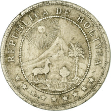 Moneta, Bolivia, 10 Centavos, 1936, MB+, Rame-nichel, KM:179.1