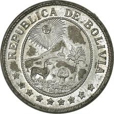 Coin, Bolivia, 10 Centavos, 1942, VF(30-35), Zinc, KM:179a