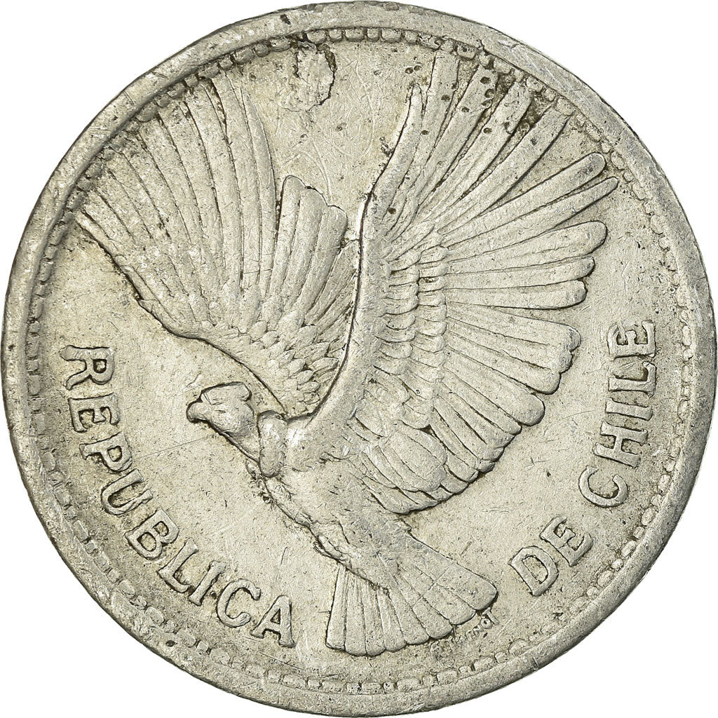 Monnaie, Chile, 10 Pesos, 1956, Santiago, TTB, Aluminium, KM:181