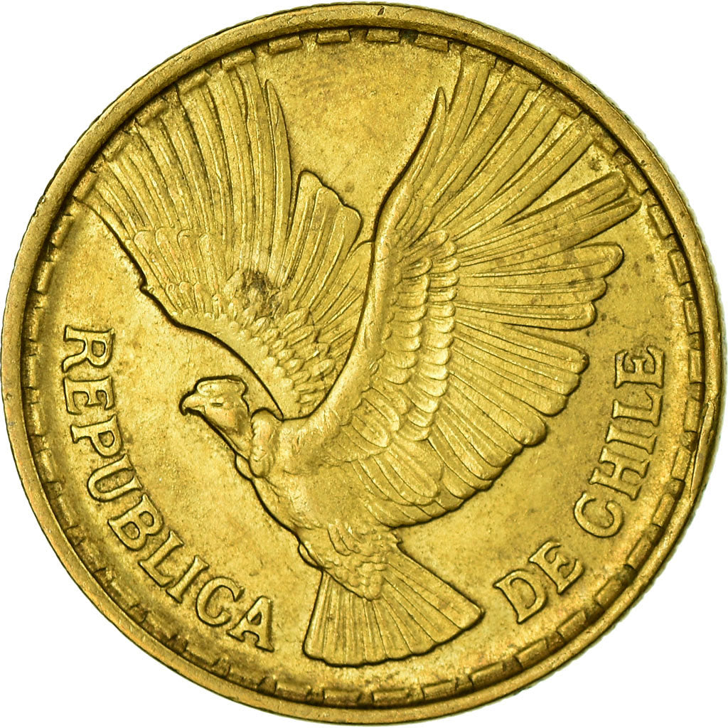 Moneda, Chile, 5 Centesimos, 1970, Santiago, MBC, Aluminio - bronce, KM:190