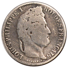 FRANCE, Louis-Philippe, 1/2 Franc, 1839, Paris, KM #741.1, F(12-15), Silver,...