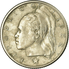 Coin, Liberia, 25 Cents, 1966, EF(40-45), Copper-nickel, KM:16a.1
