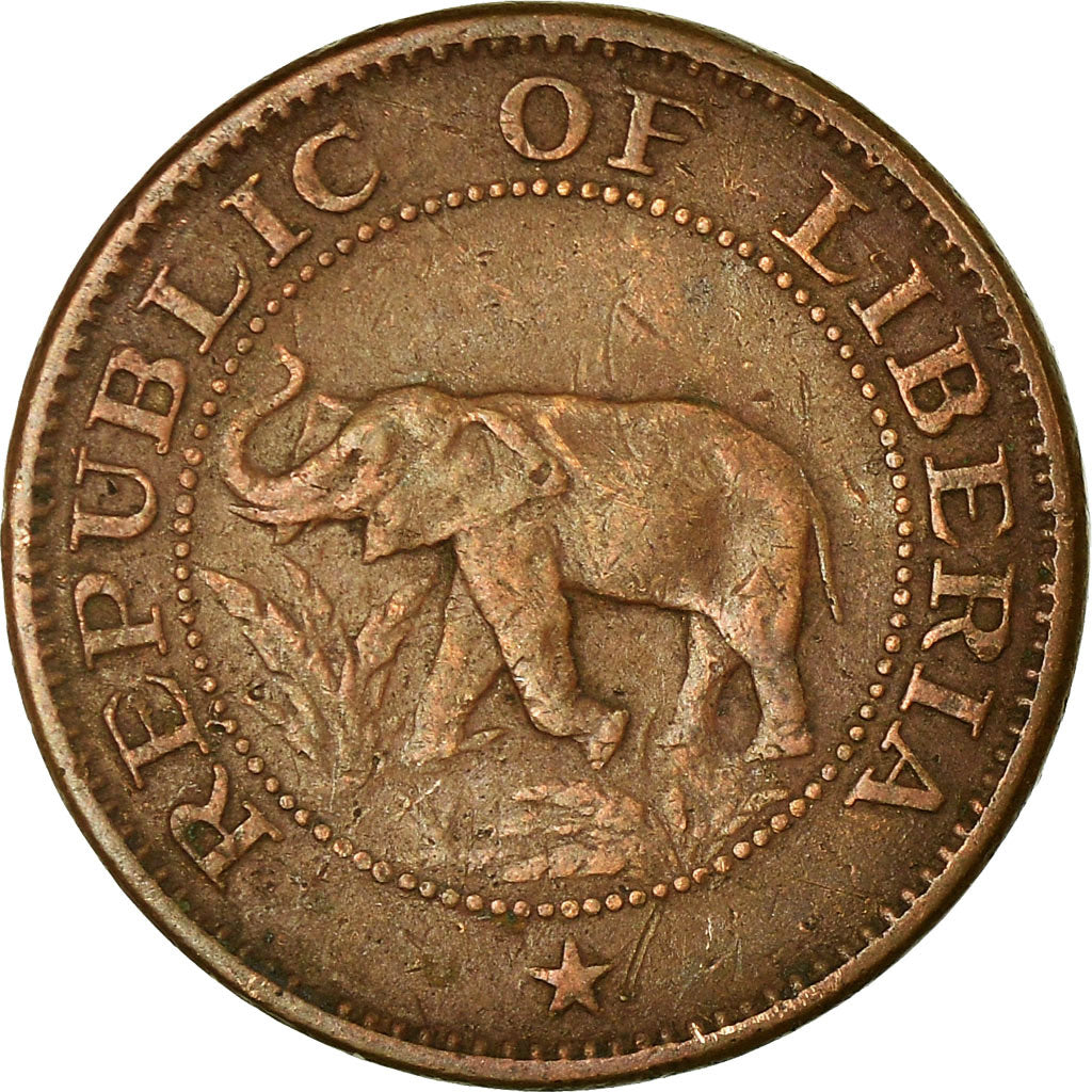 Moneta, Liberia, Cent, 1961, BB, Bronzo, KM:13