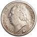 Francia, Louis XVIII, Louis XVIII, 1/2 Franc, 1817, Paris, MB+, Argento, Gado...