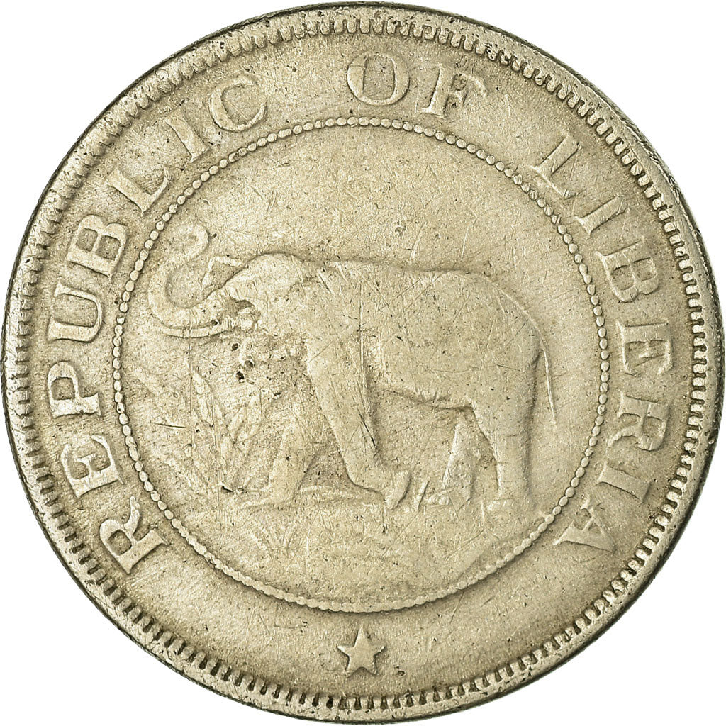 Coin, Liberia, 2 Cents, 1941, VF(30-35), Copper-nickel, KM:12a