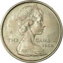Coin, GAMBIA, THE, 6 Pence, 1966, AU(55-58), Copper-nickel, KM:3