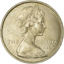 Coin, GAMBIA, THE, Shilling, 1966, EF(40-45), Copper-nickel, KM:4