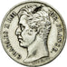 Moneda, Francia, Charles X, 1/2 Franc, 1827, Paris, MBC+, Plata, Gadoury:402