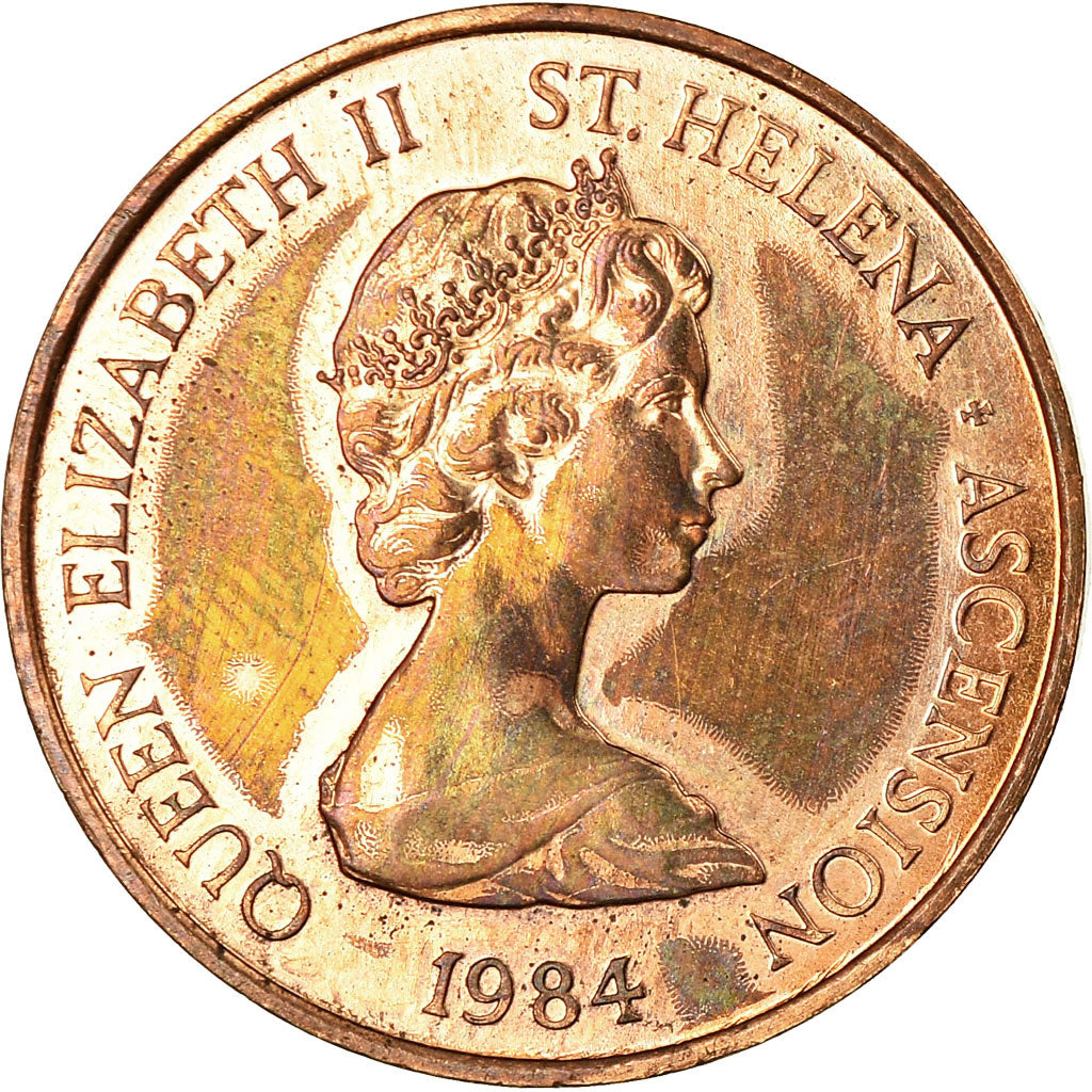 Coin, SAINT HELENA & ASCENSION, Elizabeth II, Penny, 1984, British Royal Mint