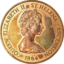 Coin, SAINT HELENA & ASCENSION, Elizabeth II, 2 Pence, 1984, British Royal Mint