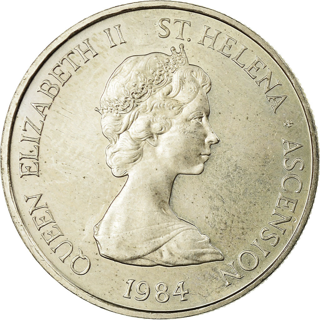 Coin, SAINT HELENA & ASCENSION, Elizabeth II, 5 Pence, 1984, British Royal Mint