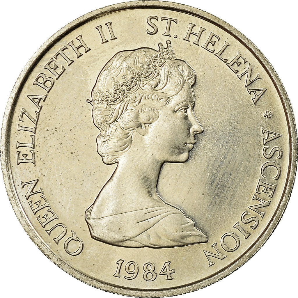 Coin, SAINT HELENA & ASCENSION, Elizabeth II, 10 Pence, 1984, British Royal
