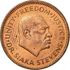 Coin, Sierra Leone, 1/2 Cent, 1980, AU(55-58), Bronze, KM:31
