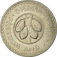 Coin, Ghana, 20 Pesewas, 1967, AU(55-58), Copper-nickel, KM:17