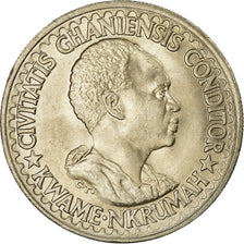 Coin, Ghana, 25 Pesewas, 1965, AU(55-58), Copper-nickel, KM:10