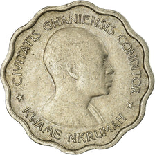 Coin, Ghana, 3 Pence, 1958, EF(40-45), Copper-nickel, KM:3