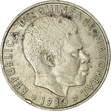 Coin, Equatorial Guinea, 25 Bipkwele, 1980, EF(40-45), Copper-nickel, KM:52