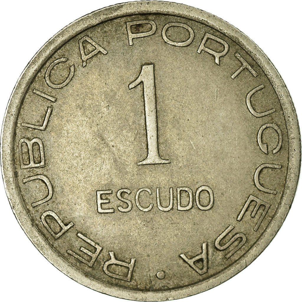 Coin, SAINT THOMAS & PRINCE ISLAND, Escudo, 1948, EF(40-45), Nickel-Bronze, KM:9