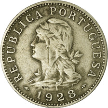Coin, SAINT THOMAS & PRINCE ISLAND, 50 Centavos, 1928, VF(30-35), Nickel-Bronze