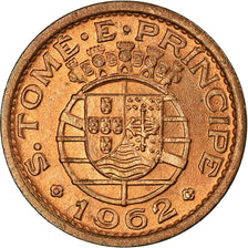 Coin, SAINT THOMAS & PRINCE ISLAND, 10 Centavos, 1962, AU(55-58), Bronze, KM:15
