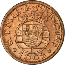 Coin, SAINT THOMAS & PRINCE ISLAND, 20 Centavos, 1962, AU(55-58), Bronze