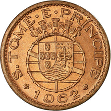 Coin, SAINT THOMAS & PRINCE ISLAND, 50 Centavos, 1962, EF(40-45), Bronze