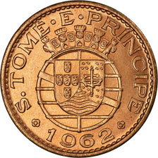Coin, SAINT THOMAS & PRINCE ISLAND, Escudo, 1962, AU(55-58), Bronze, KM:18