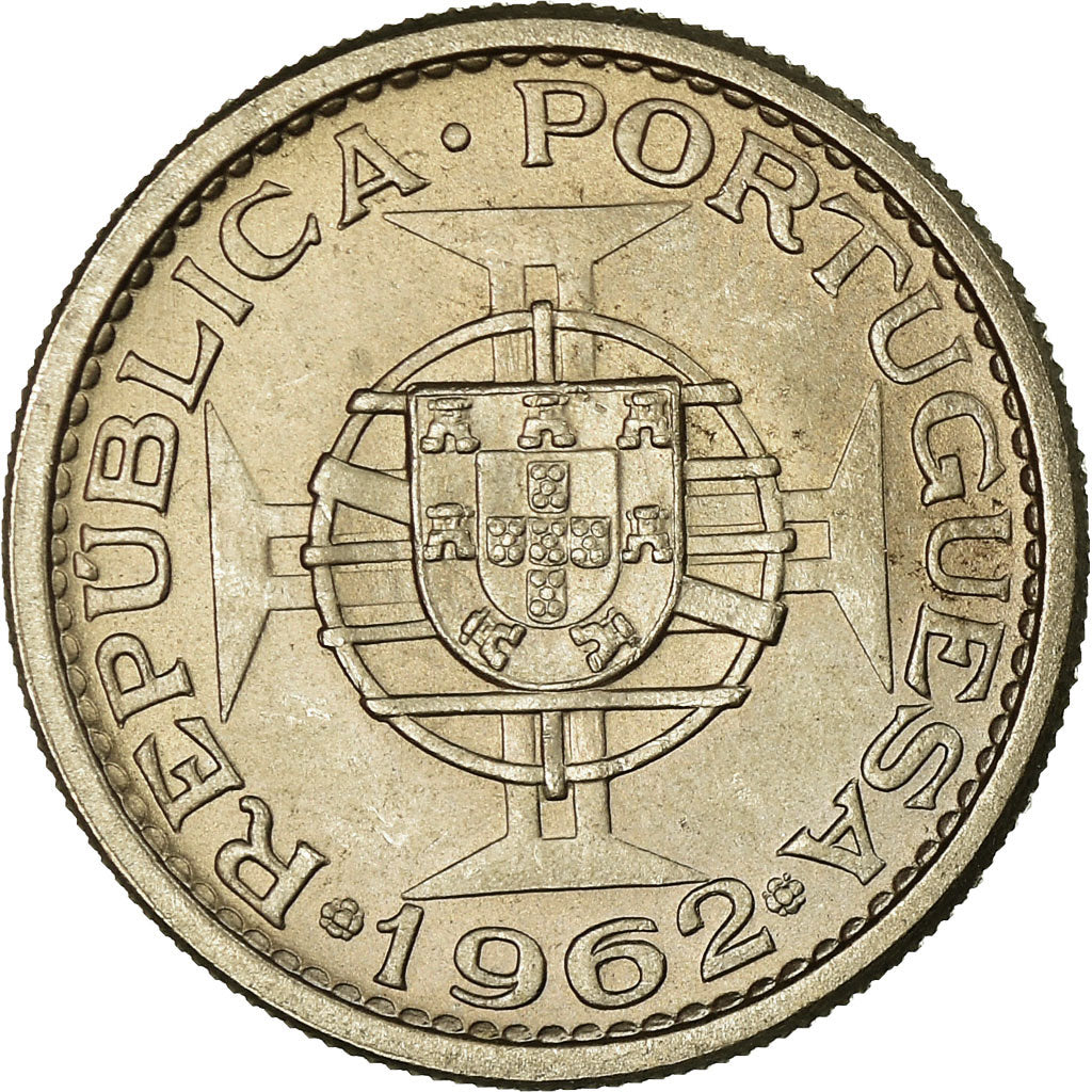Coin, SAINT THOMAS & PRINCE ISLAND, 2-1/2 Escudos, 1962, AU(55-58)