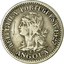 Coin, Angola, 5 Centavos, 1 Macuta, 1927, VF(30-35), Nickel-Bronze, KM:66