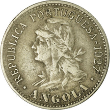 Coin, Angola, 20 Centavos, 4 Macutas, 1927, VF(30-35), Copper-nickel, KM:68