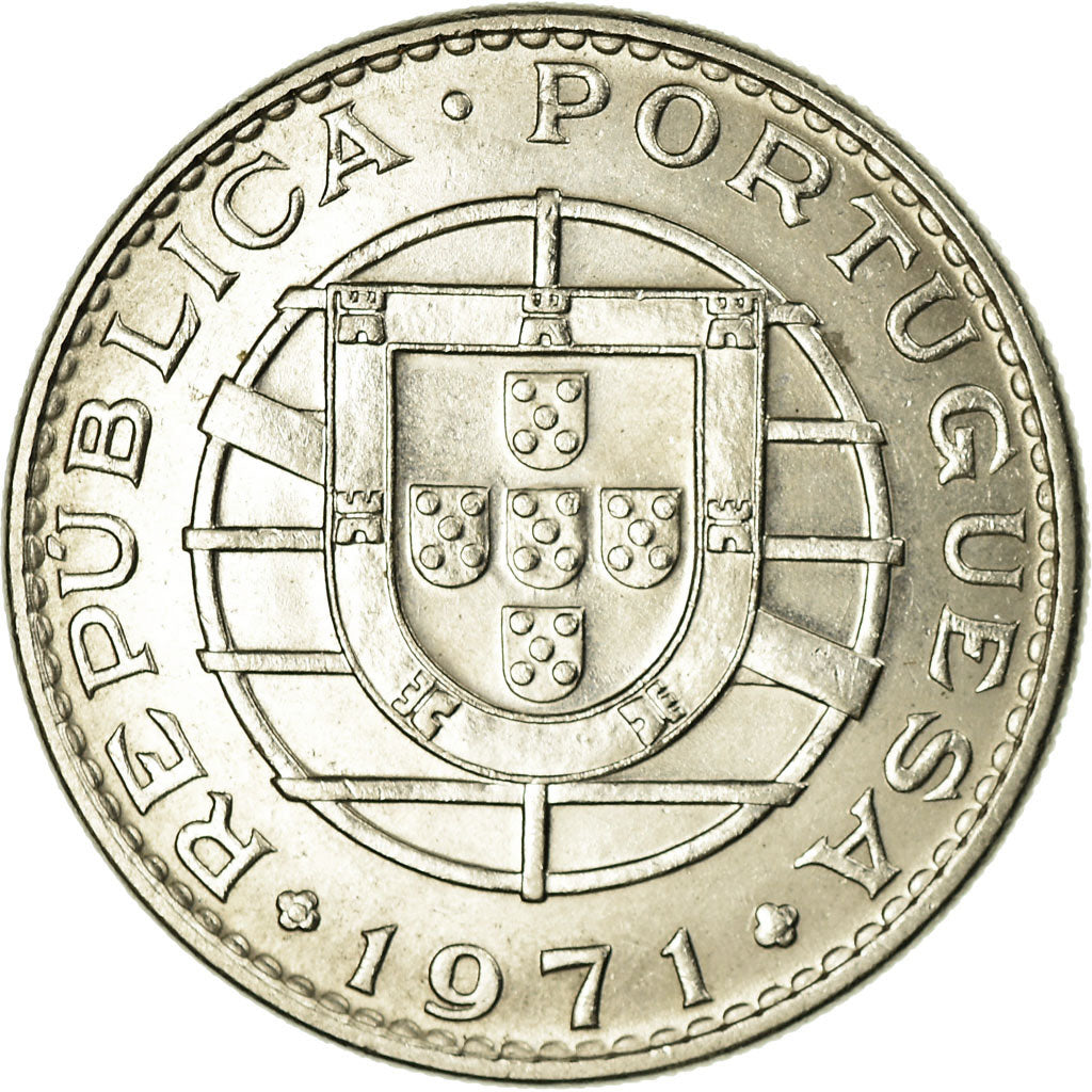 Coin, Angola, 20 Escudos, 1971, AU(55-58), Nickel, KM:80