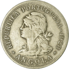 Coin, Angola, 50 Centavos, 1928, EF(40-45), Nickel-Bronze, KM:69