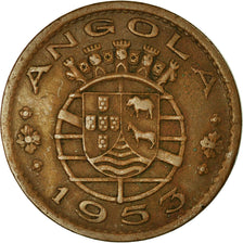 Coin, Angola, Escudo, 1953, EF(40-45), Bronze, KM:76