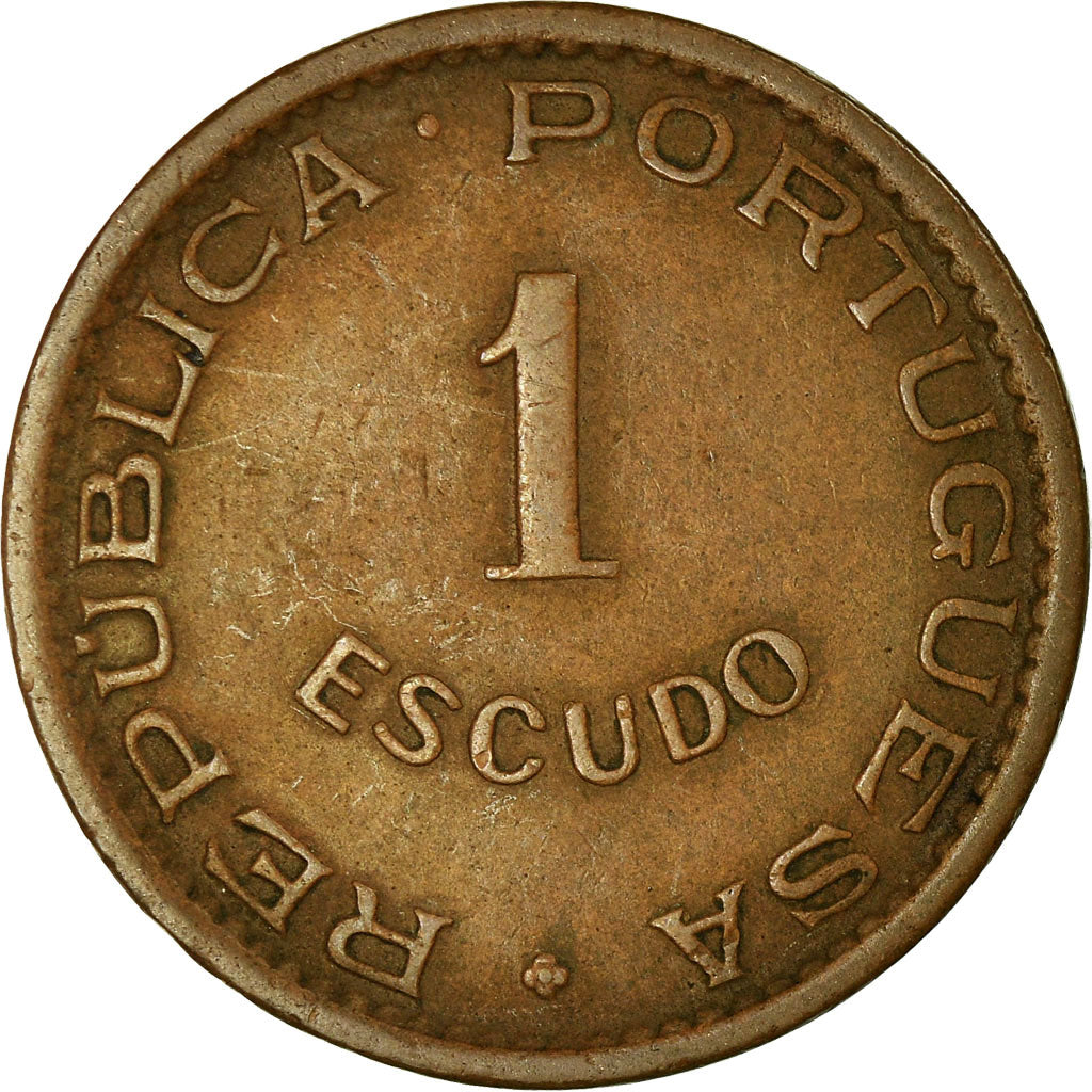 Coin, Angola, Escudo, 1953, EF(40-45), Bronze, KM:76