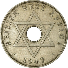 Moneta, AFRICA OCCIDENTALE BRITANNICA, George VI, Penny, 1947, BB, Rame-nichel