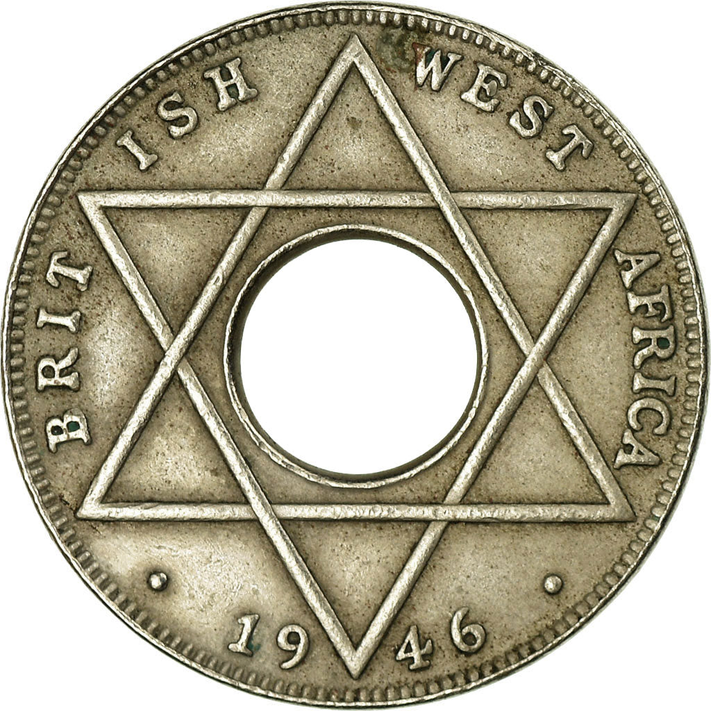 Coin, BRITISH WEST AFRICA, George VI, 1/10 Penny, 1946, EF(40-45)