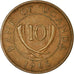 Moneta, Uganda, 10 Cents, 1966, EF(40-45), Bronze, KM:2