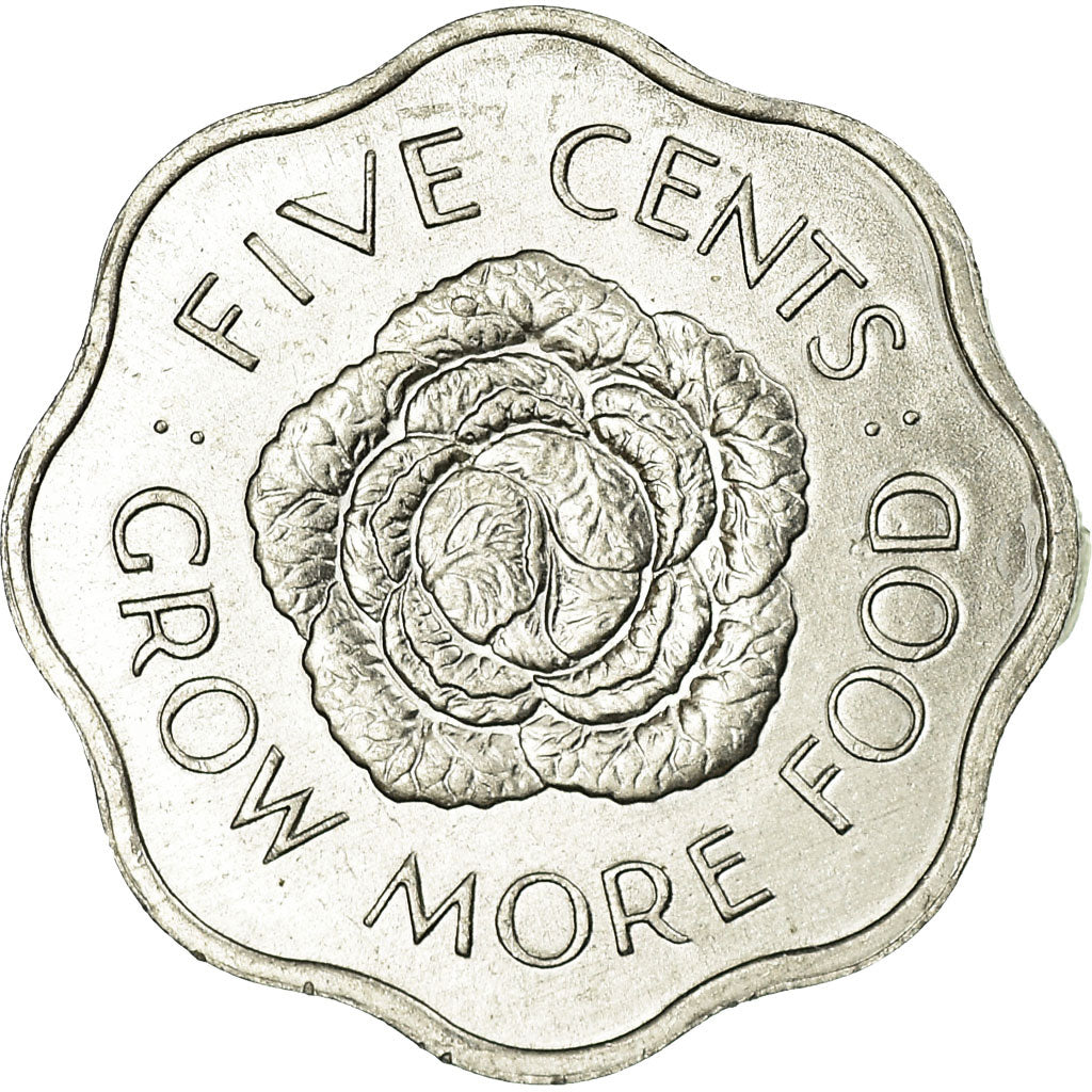 Coin, Seychelles, 5 Cents, 1972, British Royal Mint, AU(55-58), Aluminum, KM:18
